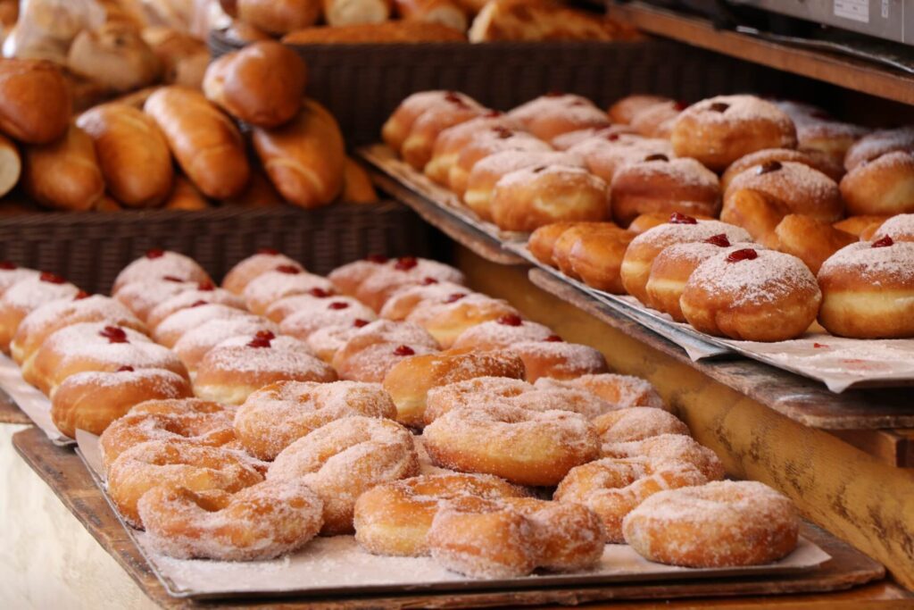 Donuts para Hanukkah en Mahane Yehuda Market