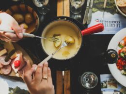 Fondue en Suiza