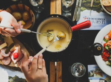 Fondue en Suiza